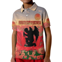 Federated States of Micronesia Veterans Day Polo Shirt Angel Wing LT9 - Polynesian Pride