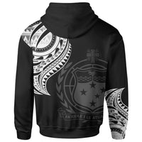 Samoa Custom Hoodie Samoan Tatau Patterns - Polynesian Pride
