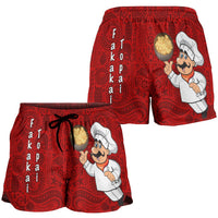 Tonga All Over Print Women's Shorts - Coconut Dishes - Polynesian Pride