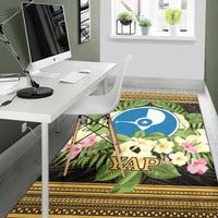 Yap Area Rug - Polynesian Gold Patterns Collection - Polynesian Pride