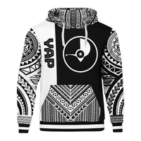 Yap Hoodie Polynesian Special Black Style Unisex Black and White - Polynesian Pride