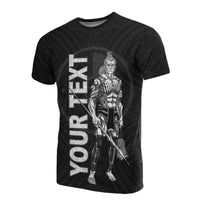 Yap Custom Polynesian T Shirt Micronesia Yapese Warrior Unisex Black - Polynesian Pride