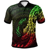 Solomon Islands Polo Shirt Custom Polynesian Pattern Style Reggae Color Unisex Reggae - Polynesian Pride
