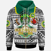 Hawaii Kaimuki High School Custom Polynesian Hoodie Kaimuki High School (Honolulu, HI) Varsity Football Tribal Patterns LT10 - Polynesian Pride