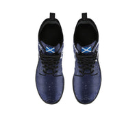 Scotland Rugby Leather Boots - Celtic Scottish Rugby Ball Thistle Ver - Polynesian Pride