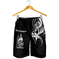 New Caledonia Men Short Emblem Nautilus Shell Version Black LT13 - Polynesian Pride
