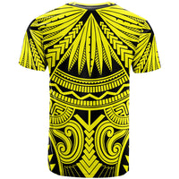 American Samoa T Shirt Its In My DNA Yellow Color - Polynesian Pride