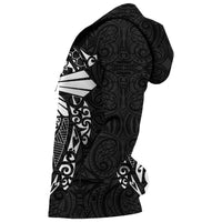 New Zealand ANZAC Hoodie, Lest We Forget Maori Cross Tattoo Pullover Hoodie - Polynesian Pride