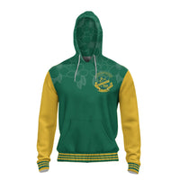 Avele College Hoodie Unisex Green - Yellow - Polynesian Pride