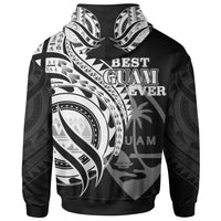 Guam Zip Hoodie Polynesian Patterns Best Guam Ever - Polynesian Pride