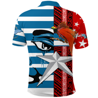Free West Papua Birds Of Paradise Polynesia Polo Shirt LT2 - Polynesian Pride