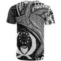 Pohnpei T Shirt Humpback Whale & Coat of Arms White - Polynesian Pride