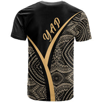 Yap Micronesia T Shirt The Pride of Yap Gold - Polynesian Pride