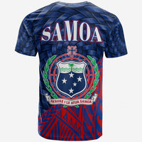 Samoa T Shirt Apia Polynesian Patterns With Bamboo - Polynesian Pride