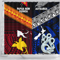 New Zealand And Papua New Guinea Bathroom Set Together - Blue LT8 - Polynesian Pride