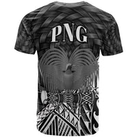 Papua New Guinea T Shirt White Polynesian Patterns With Bamboo - Polynesian Pride
