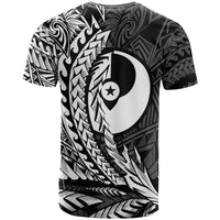 Yap State T Shirt White Custom Wings Style - Polynesian Pride