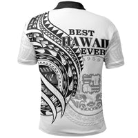Hawaii Polo Shirt Black Color Polynesian Patterns Best Hawaii Ever - Polynesian Pride