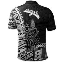 New Caledonia Islands Polo Shirt Hienghene Seal Of Kanaky Polynesian Patterns - Polynesian Pride