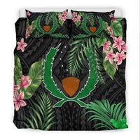 (Custom Personalised) Pohnpei Micronesia Bedding Set Tropical Flowers LT13 - Polynesian Pride