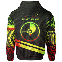 Yap State Zip Hoodie In My Heart Style Reggae Polynesian Patterns - Polynesian Pride