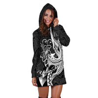 (Custom Personalised) Polynesian Shark Tattoo Hawaii Tribal Hoodie Dress - LT12 - Polynesian Pride