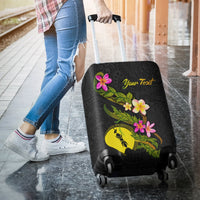 New Caledonia Polynesian Custom Personalised Luggage Covers - Plumeria Tribal - Polynesian Pride