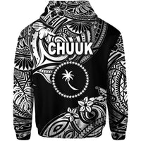 FSM Chuuk Hoodie Unique Vibes Black LT8 - Polynesian Pride