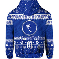 Custom FSM Chuuk Christmas Hoodie Simple Style LT8 - Polynesian Pride