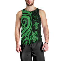 Chuuk Men's Tank Top - Green Tentacle Turtle - Polynesian Pride