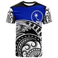 Chuuk T Shirt Ethnic Style With Round Black White Pattern Unisex Art - Polynesian Pride