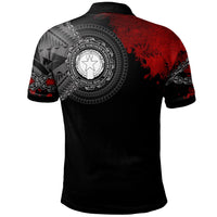 Northern Mariana Islands Polynesian Custom Polo Shirt Polynesian Chain Style - Polynesian Pride