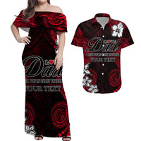 Custom Matching Hawaiian Shirt and Dress Polynesian Fathers Day I Love You In Every Universe Red LT8 Red - Polynesian Pride