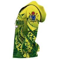 Cook Islands Hoodie, Kuki Arirani Turtle Polynesian Pullover Hoodie - Polynesian Pride