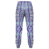 Polynesian Symmetry Gardient Violet Joggers - Polynesian Pride