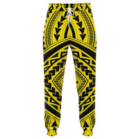 Polynesian Tradition Yellow Joggers Unisex Yellow - Polynesian Pride