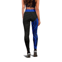 American Samoa 2nd Leggings (Blue) A6 - Polynesian Pride