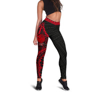 Papua New Guinea 1st Leggings (Red) A6 - Polynesian Pride
