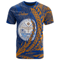 Marshall Islands T Shirt Jabor Wings Style Unisex Blue - Polynesian Pride