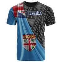 Fiji T Shirt Levuka Fiji Day 50th Anniversary With Tapa Patterns Unisex Black - Polynesian Pride