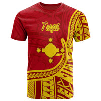 Rotuma T Shirt Tuai Flag Rotuma Unisex Red - Polynesian Pride