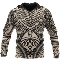 Polynesian Makai Hoodie A6 Unisex Gold - Polynesian Pride