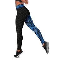 Polynesian Rising 10th Leggings (Blue) A16 - Polynesian Pride