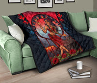 Hawaii Polynesian Quilt - Hawaiian Madame Pele - Polynesian Pride