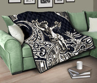 Polynesian Hawaii Premium Quilt - Hula Girl White - Polynesian Pride