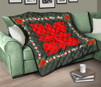 Hawaii Pattern Royal Premium Quilt - Nice Style - Polynesian Pride