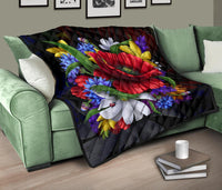 Blooming Flower Premium Quilt - Polynesian Pride