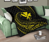 Kanaka Premium Quilt - Yellow - Frida Style - Polynesian Pride
