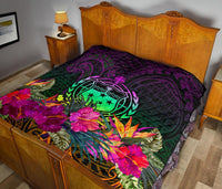 Samoa Premium Quilt - Summer Hibiscus - Polynesian Pride