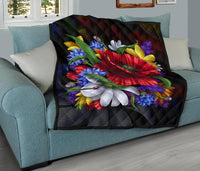 Blooming Flower Premium Quilt - Polynesian Pride